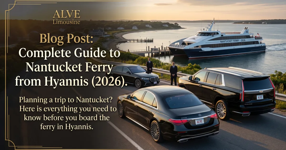 Nantucket Ferry Guide from Hyannis | ALVE Limousine